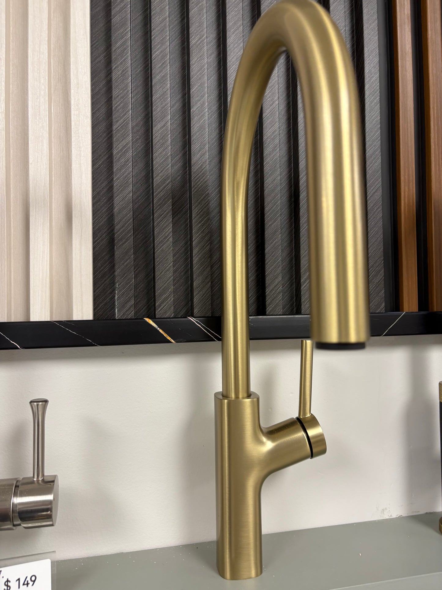 Gold faucet