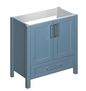 30" Light blue elevated vanity with 2 doors and 1 drawer